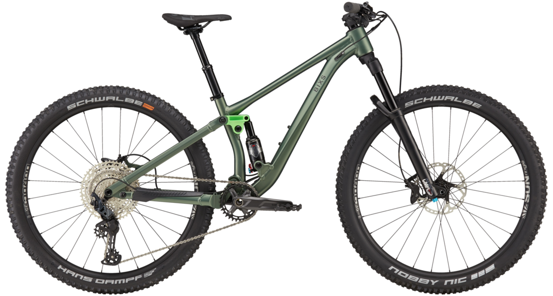 BiXS TRACTION 130 dunkelgrün-hellgrün matt