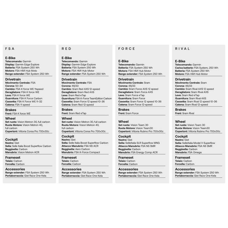 FMOSER E-Rennvelo FSA Carbon silver black (2 Bikes in 1)