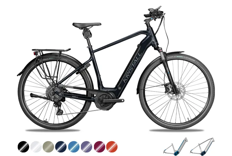 Kristall E-Bike B-25 Sport Bosch 545 Wh Cues 10 Gang Herren