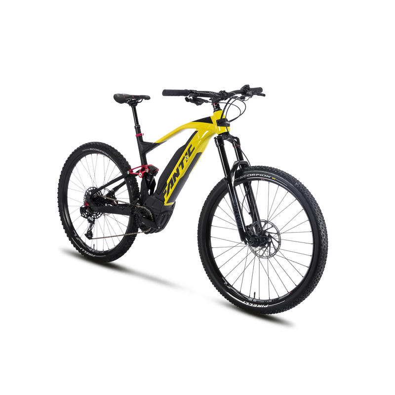 FANTIC E-Bike Integra XTF 1.5 630Wh 150mm Sport gelb