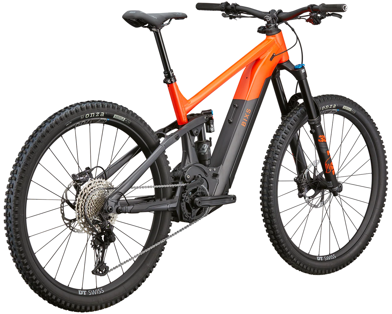 BiXS E-Bike LANE E16 dunkelgrau-orange