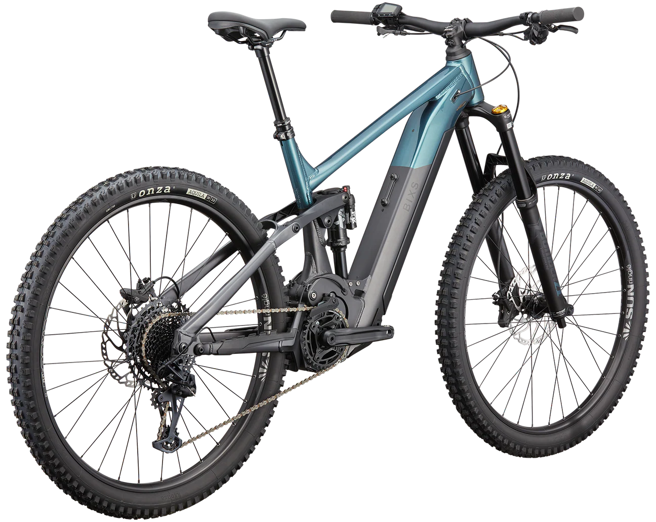 BiXS E-Bike LANE E26  grün-anthrazit