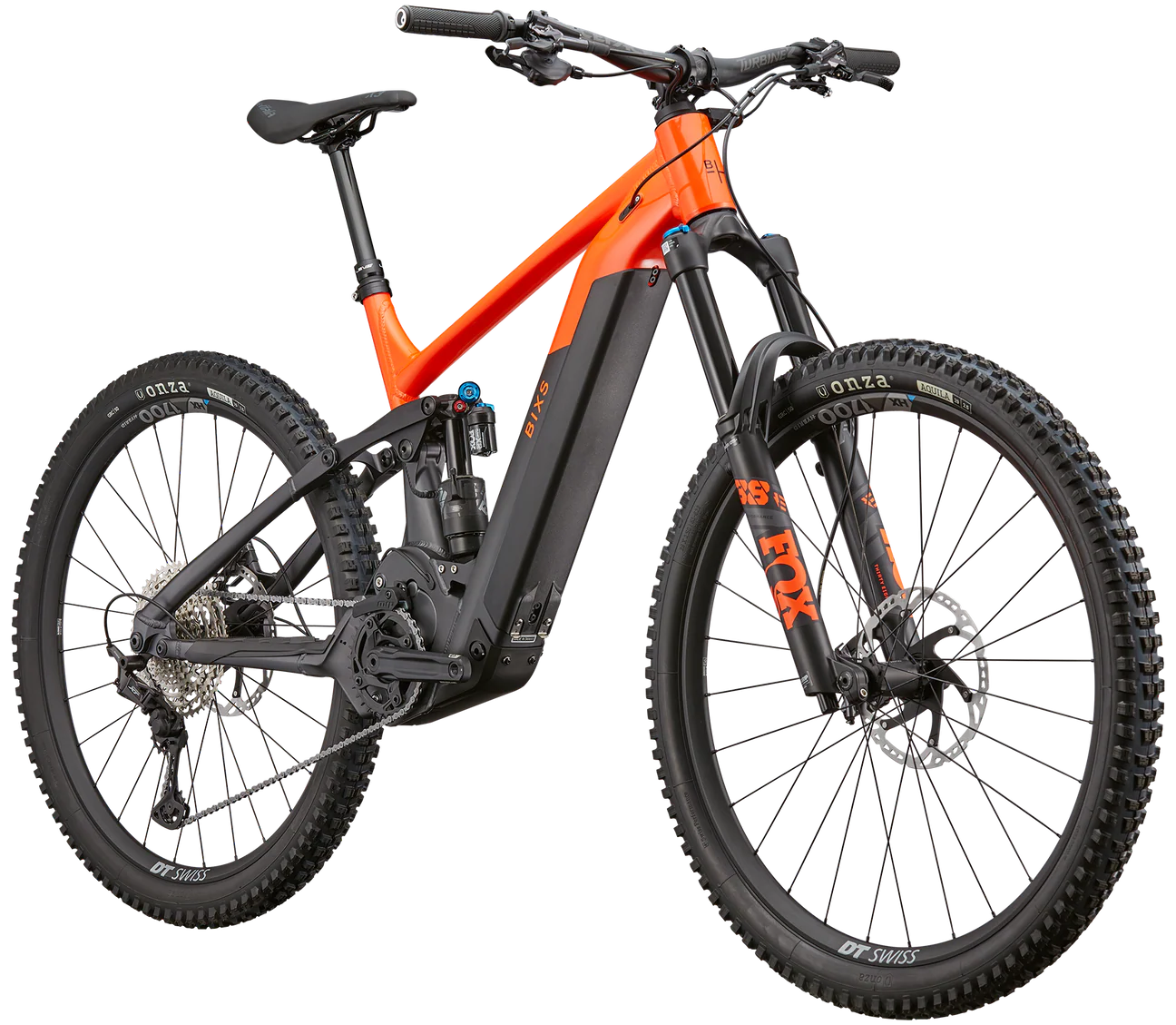 BiXS E-Bike LANE E16 dunkelgrau-orange